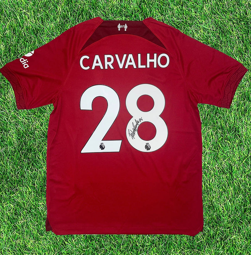 FABIO CARVALHO SIGNED LIVERPOOL FC 2022/23 HOME SHIRT (AFTAL COA)-1