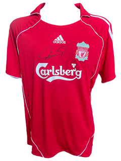 FERNANDO TORRES SIGNED LIVERPOOL 2006/08 HOME SHIRT FRONT (AFTAL COA)-1