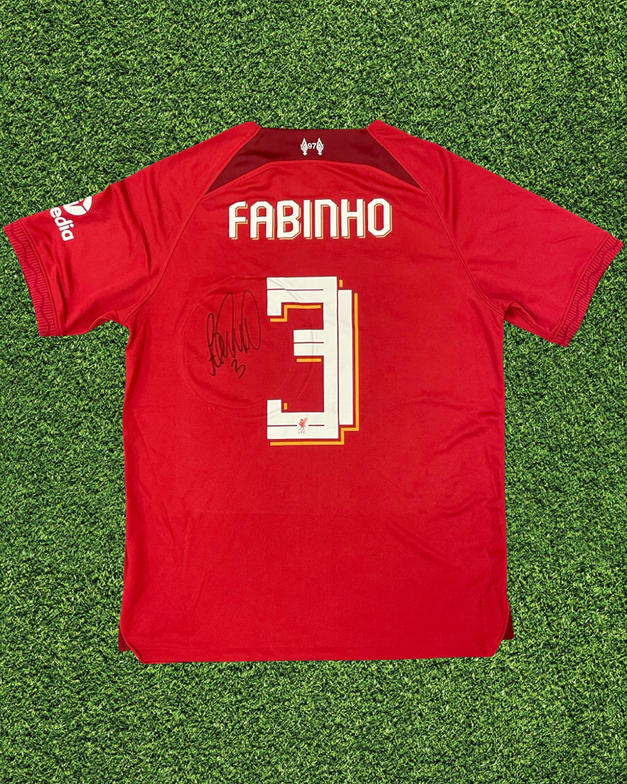 FABINHO 2022/23 LIVERPOOL FC HOME SHIRT (AFTAL COA)