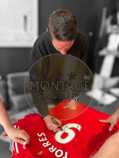 FERNANDO TORRES SIGNED LIVERPOOL 2008/10 HOME SHIRT (AFTAL COA)-3