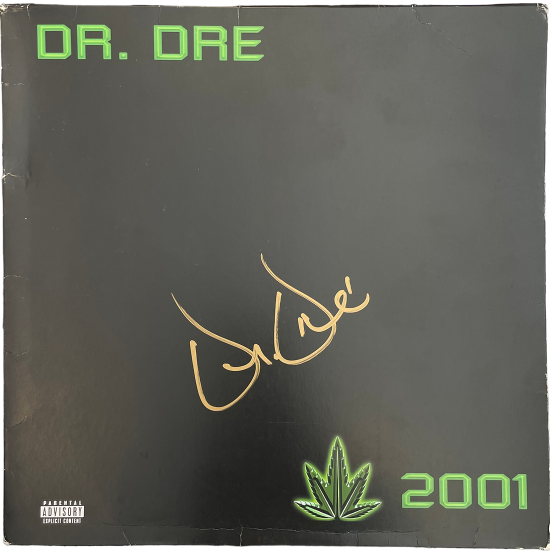 DR. DRE SIGNED 2001 RECORD LP VINYL ALBUM (ACOA RACC COA)