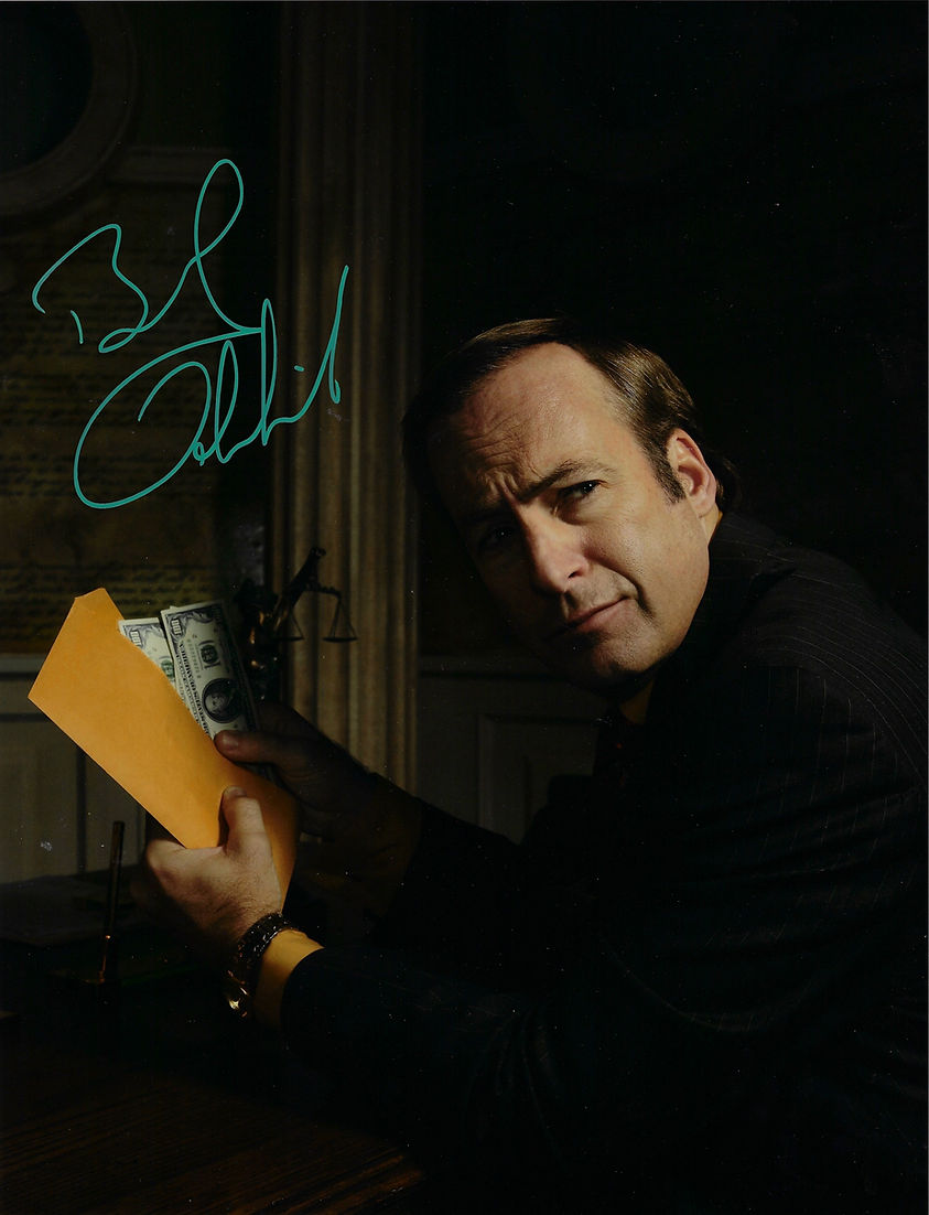 BOB ODENKIRK BETTER CALL SAUL SIGNED 14X11 PHOTOGRAPH BREAKING BAD (AFTAL COA) 2