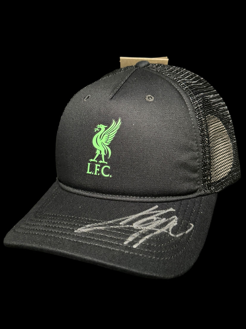 JURGEN KLOPP SIGNED LIVERPOOL FC NIKE BLACK GREEN MESH CAP (AFTAL COA)-2