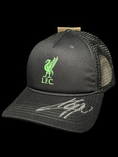 JURGEN KLOPP SIGNED LIVERPOOL FC NIKE BLACK GREEN MESH CAP (AFTAL COA)-2