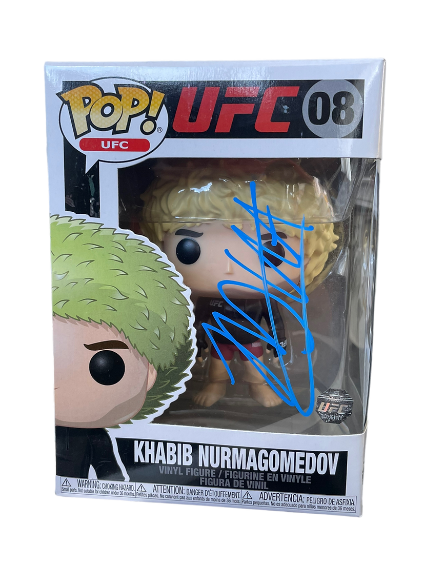 KHABIB NURMAGOMEDOV SIGNED UFC FIGHTER FUNKOPOP #08 RARE!
