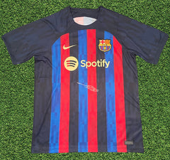 ANSU FATI SIGNED FC BARCELONA 2022/23 HOME SHIRT (AFTAL COA)-1