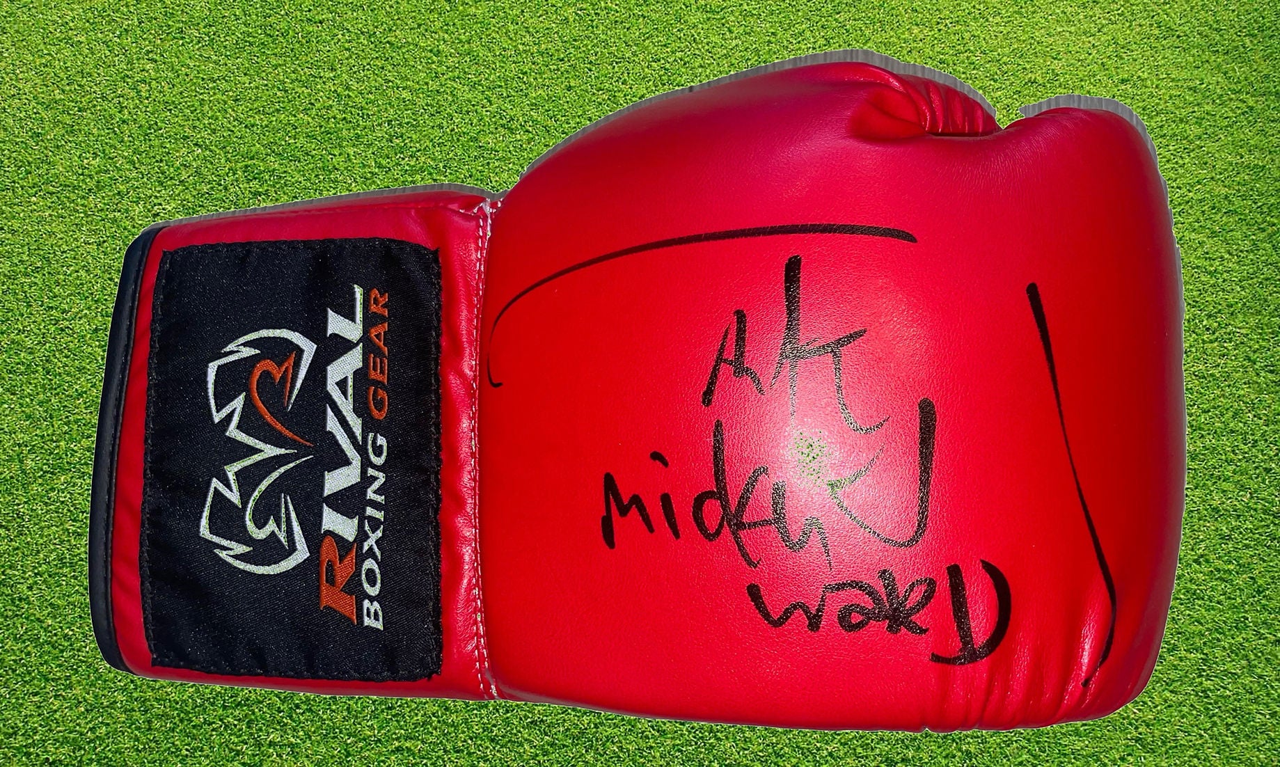 MARK WAHLBERG SIGNED BOXING GLOVE THE FIGHTER MICKY WARD (AFTAL COA)