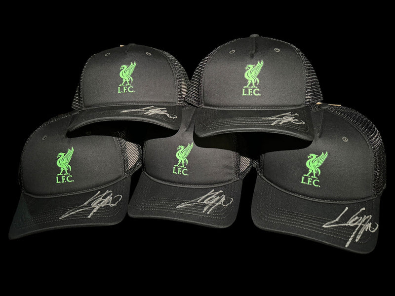 JURGEN KLOPP SIGNED LIVERPOOL FC NIKE BLACK GREEN MESH CAP (AFTAL COA)-3