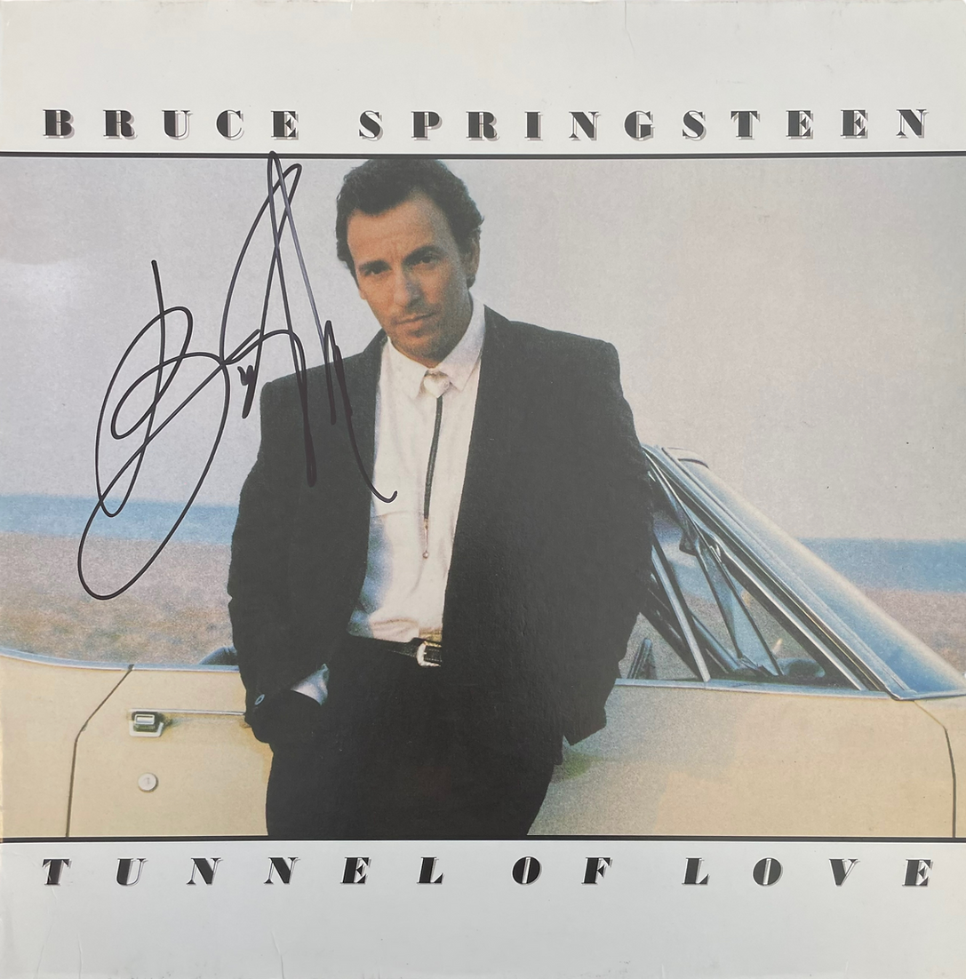 BRUCE SPRINGSTEEN SIGNED TUNNEL OF LOVE VINYL LP (ACOA RACC COA)