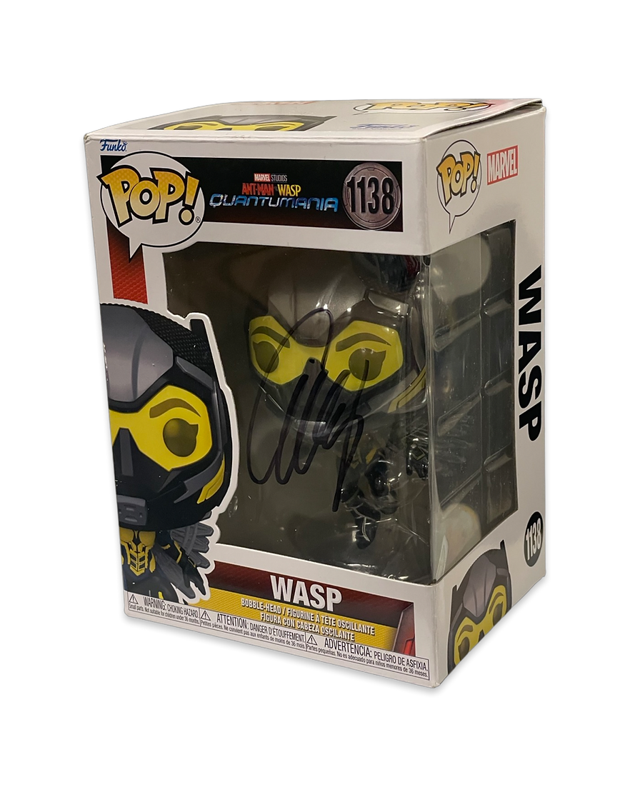 EVANGELINE LILLY SIGNED ANT MAN AND THE WASP FUNKO POP! #1138 (AFTAL COA)