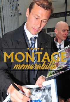 DUNCAN FERGUSON SIGNED EVERTON GOAL 12x8 PHOTOGRAPH (AFTAL COA)-2