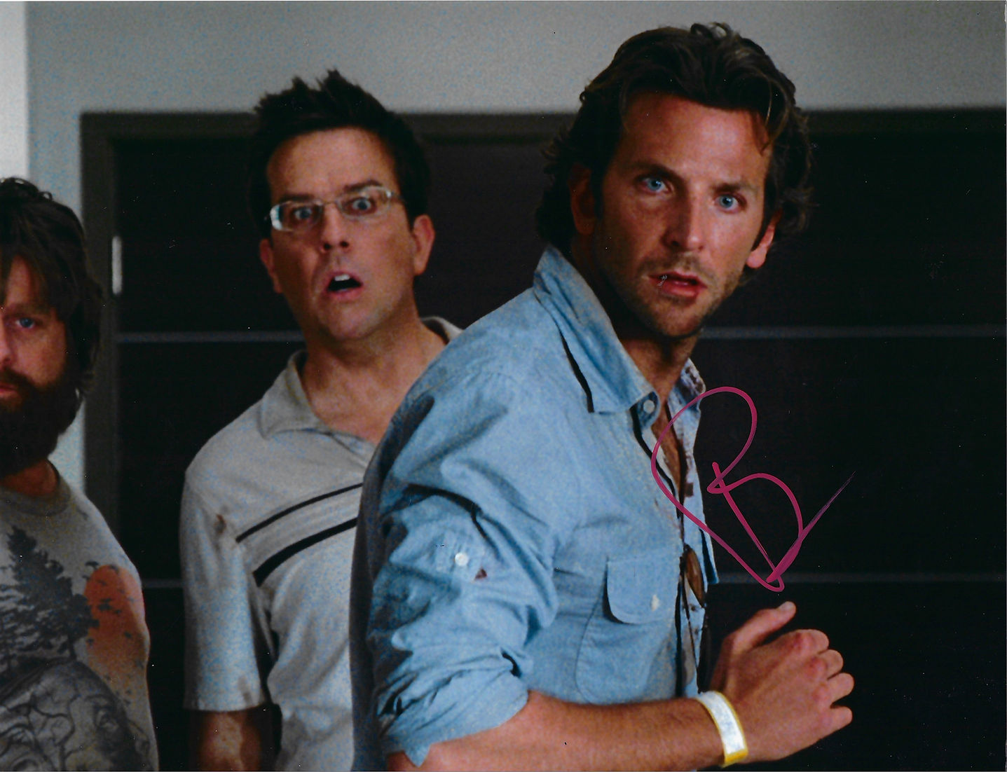 BRADLEY COOPER SIGNED 14x11 PHOTOGRAPH PHIL THE HANGOVER (AFTAL WITNESSED COA) 3