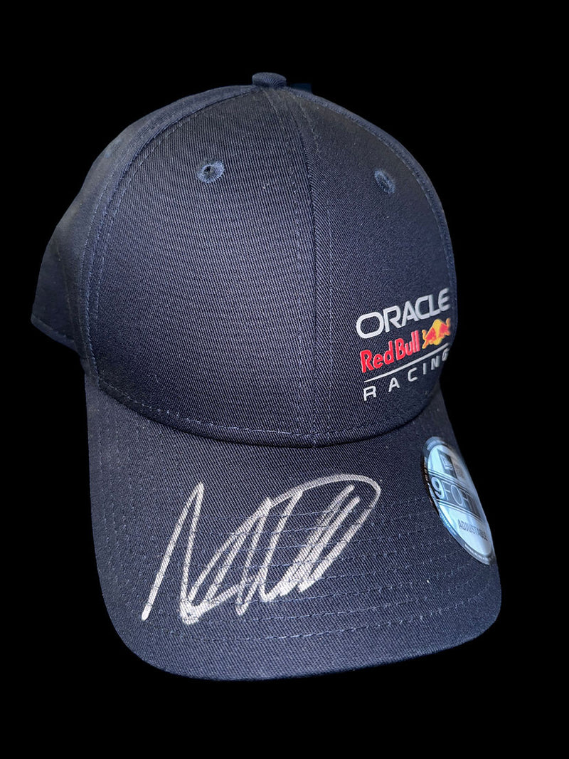 MAX VERSTAPPEN SIGNED ORACLE RED BULL 2023 FORMULA 1 CAP (ACG CERT COA)-2