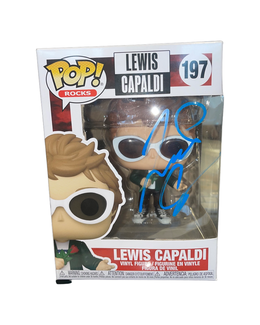 LEWIS CAPALDI SIGNED DIVINELY UNINSPIRED TO A HELLISH EXTENT FUNKO POP! (AFTAL COA)