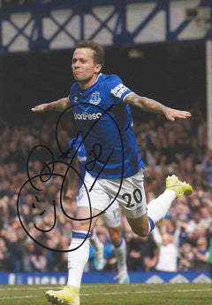 BERNARD DUARTE SIGNED 12X8 EVERTON PHOTOGRAPH (AFTAL COA)-1