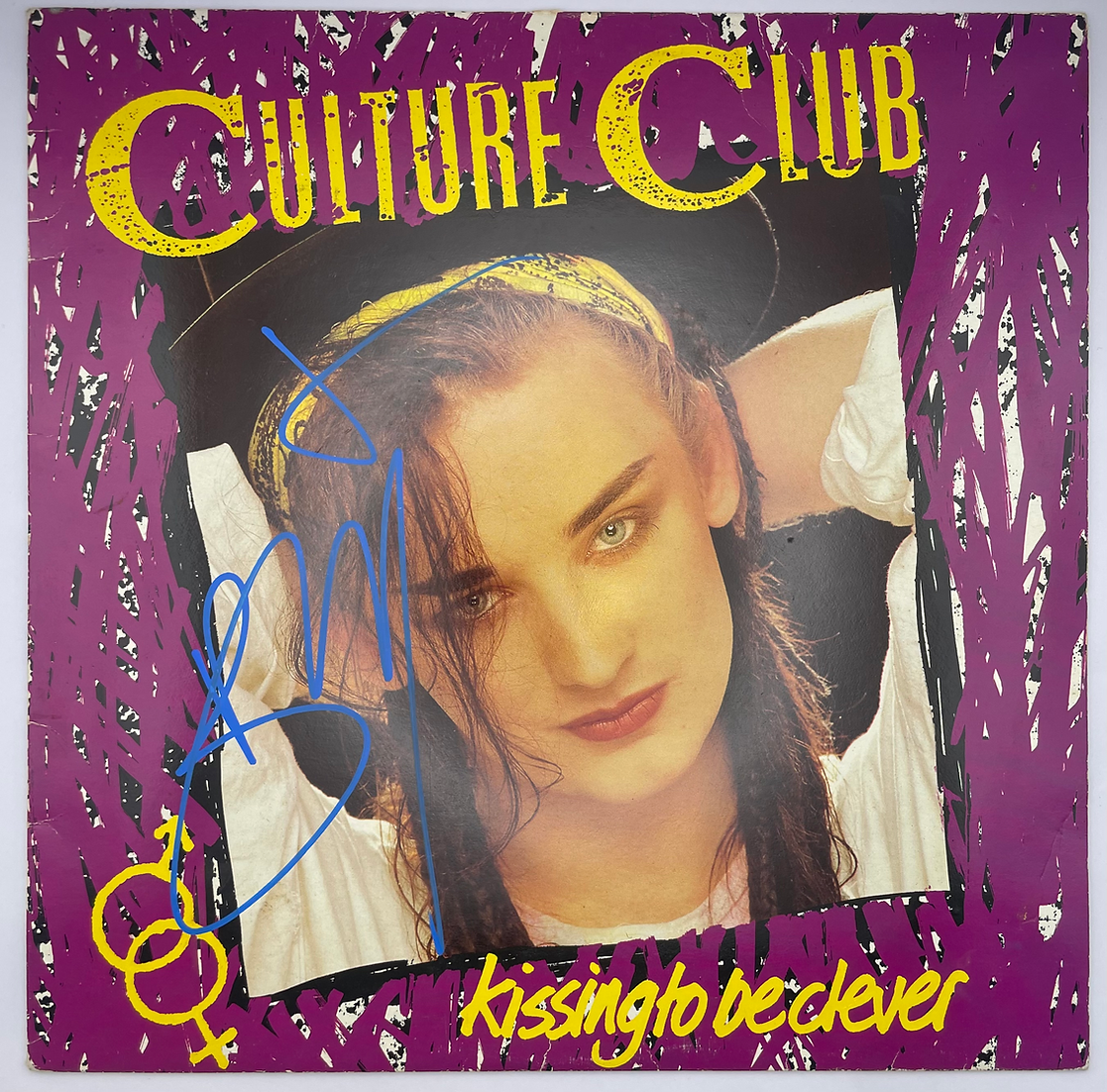 BOY GEORGE SIGNED CULTURE CLUB KISSING TO BE CLEVER VINYL (AFTAL COA) 2