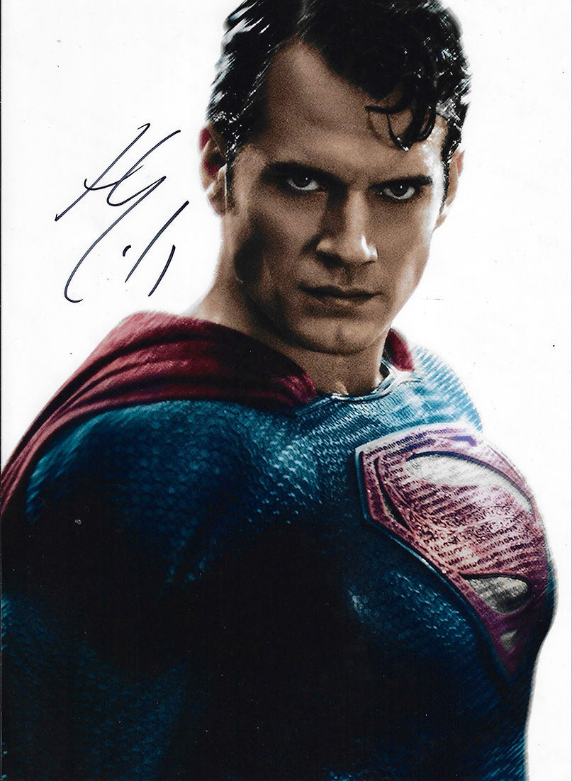 HENRY CAVILL SIGNED SUPERMAN 16x12 PHOTOGRAPH (AFTAL WITNESSED COA) 2