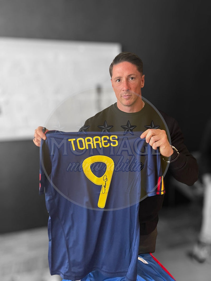 FERNANDO TORRES SIGNED SPAIN 2010 WORLD CUP WINNERS SHIRT (ACG CERT AG17245)-3