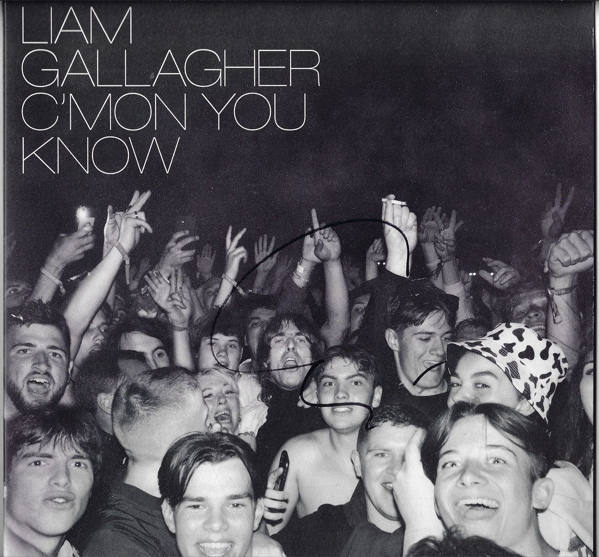 LIAM GALLAGHER SIGNED C’MON YOU KNOW VINYL LP (AFTAL WITNESSED COA) 2