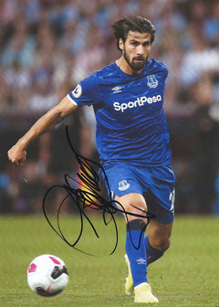 ANDRE GOMES SIGNED 12X8 EVERTON PHOTOGRAPH (AFTAL COA)-1