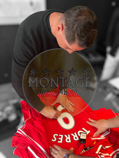 FERNANDO TORRES SIGNED LIVERPOOL 2006/08 HOME SHIRT (AFTAL COA)-2