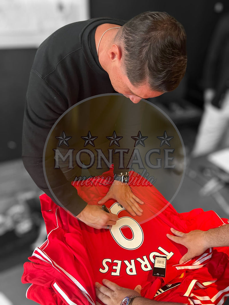 FERNANDO TORRES SIGNED LIVERPOOL 2006/08 HOME SHIRT (AFTAL COA)-2