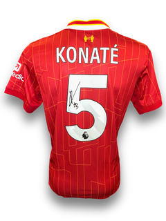 IBRAHIMA KONATE SIGNED 2024/25 LIVERPOOL FC HOME SHIRT KONATE 5 (AFTAL COA)-1