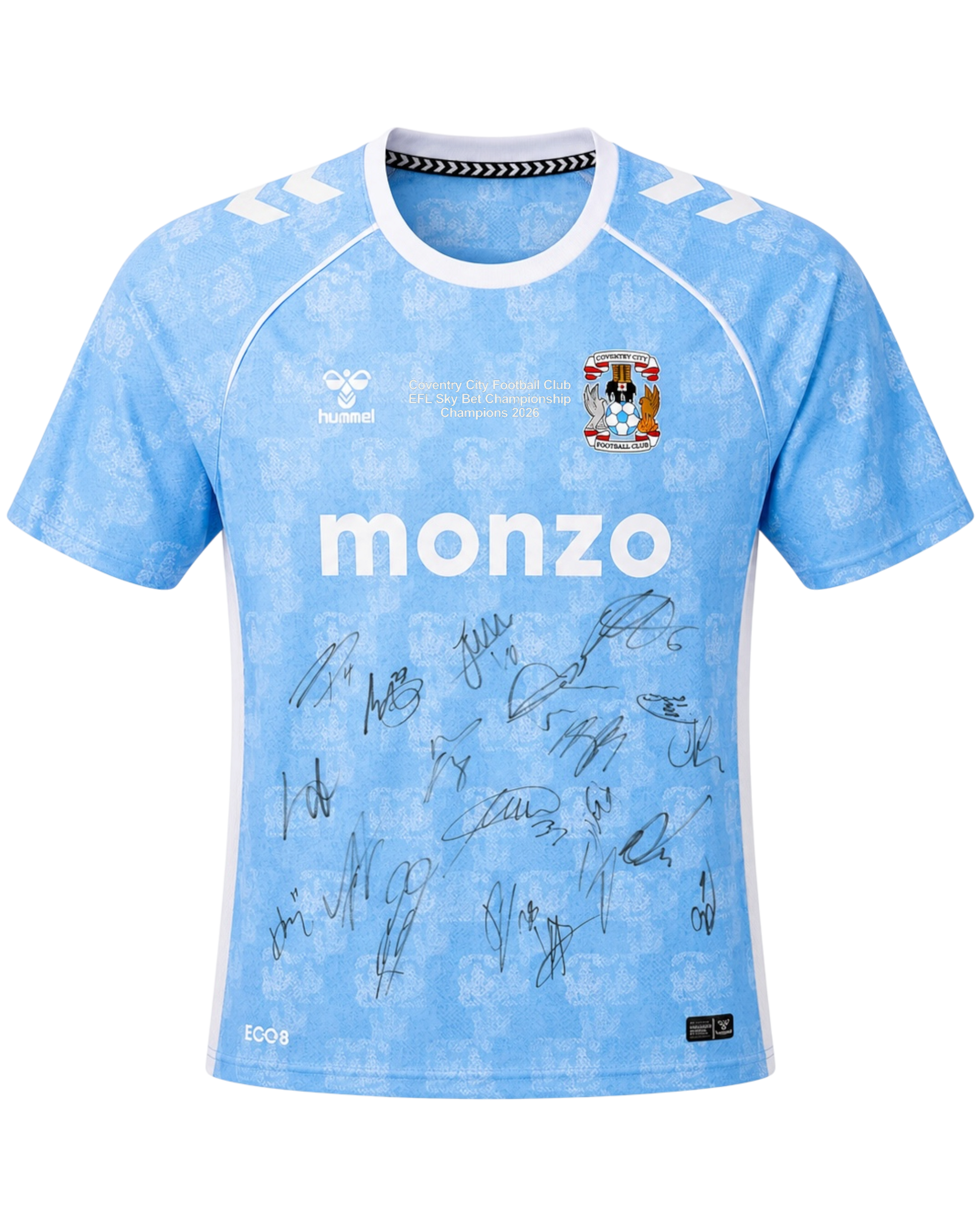 COVENTRY CITY FC 2025/26 CHAMPIONS SQUAD SIGNED HOME SHIRT (ACG CERT AG19060)-1