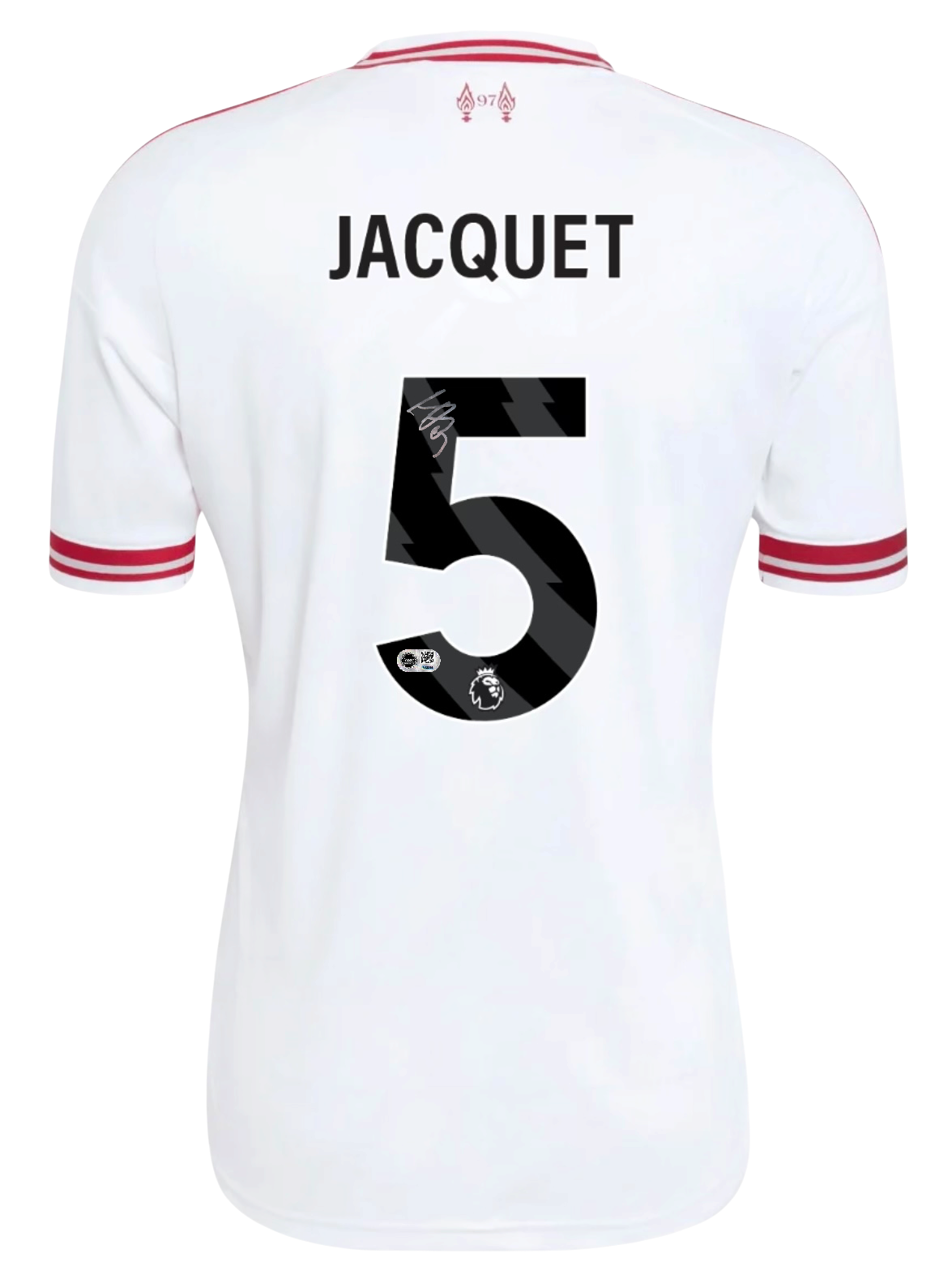 JEREMY JACQUET SIGNED LIVERPOOL FC 26/27 AWAY SHIRT (ACG CERT AG19349)