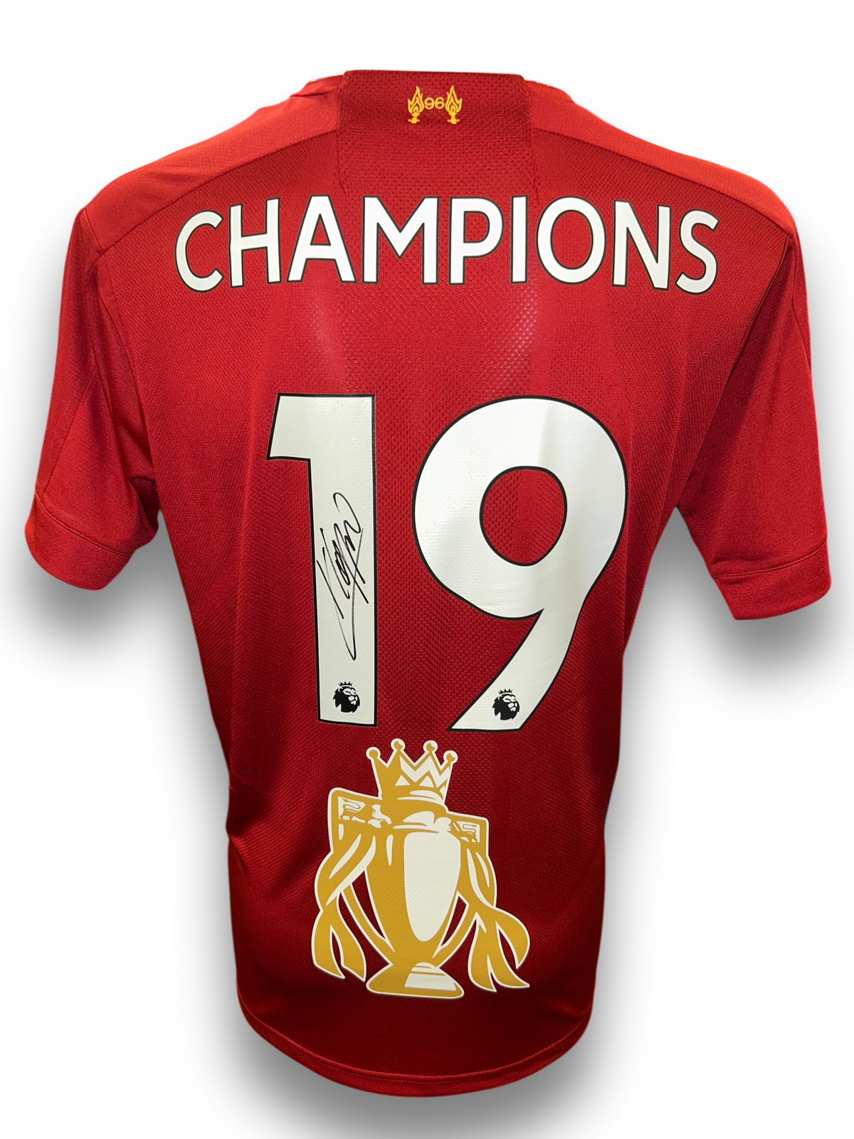 JURGEN KLOPP SIGNED 2019/20 LIVERPOOL FC HOME CHAMPIONS SHIRT (AFTAL COA)-1