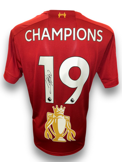 JURGEN KLOPP SIGNED 2019/20 LIVERPOOL FC HOME CHAMPIONS SHIRT (AFTAL COA)-1