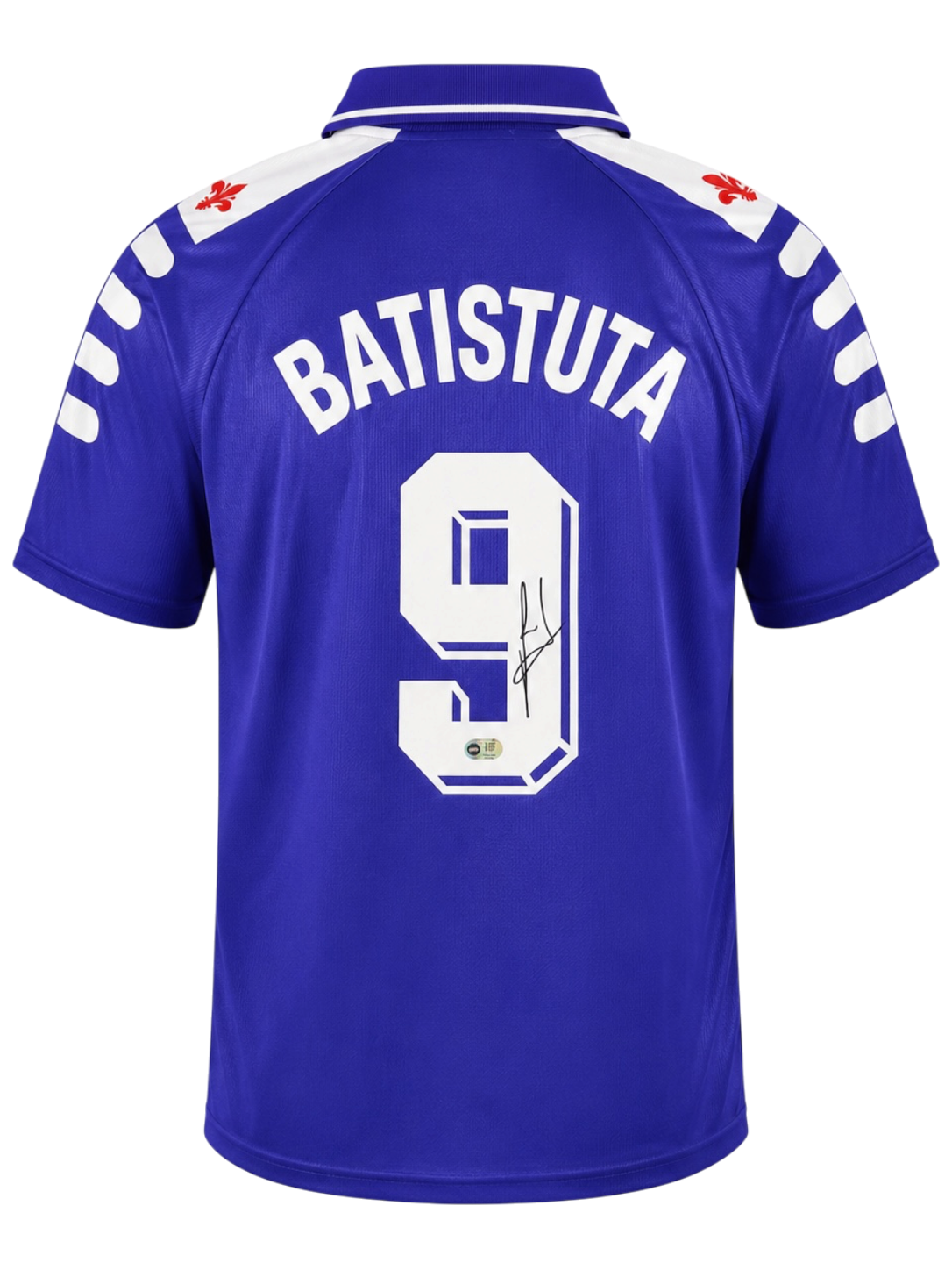 GABRIEL BATISTUTA SIGNED ACF FIORENTINA 98/99 HOME SHIRT (ACG CERT AG135548)