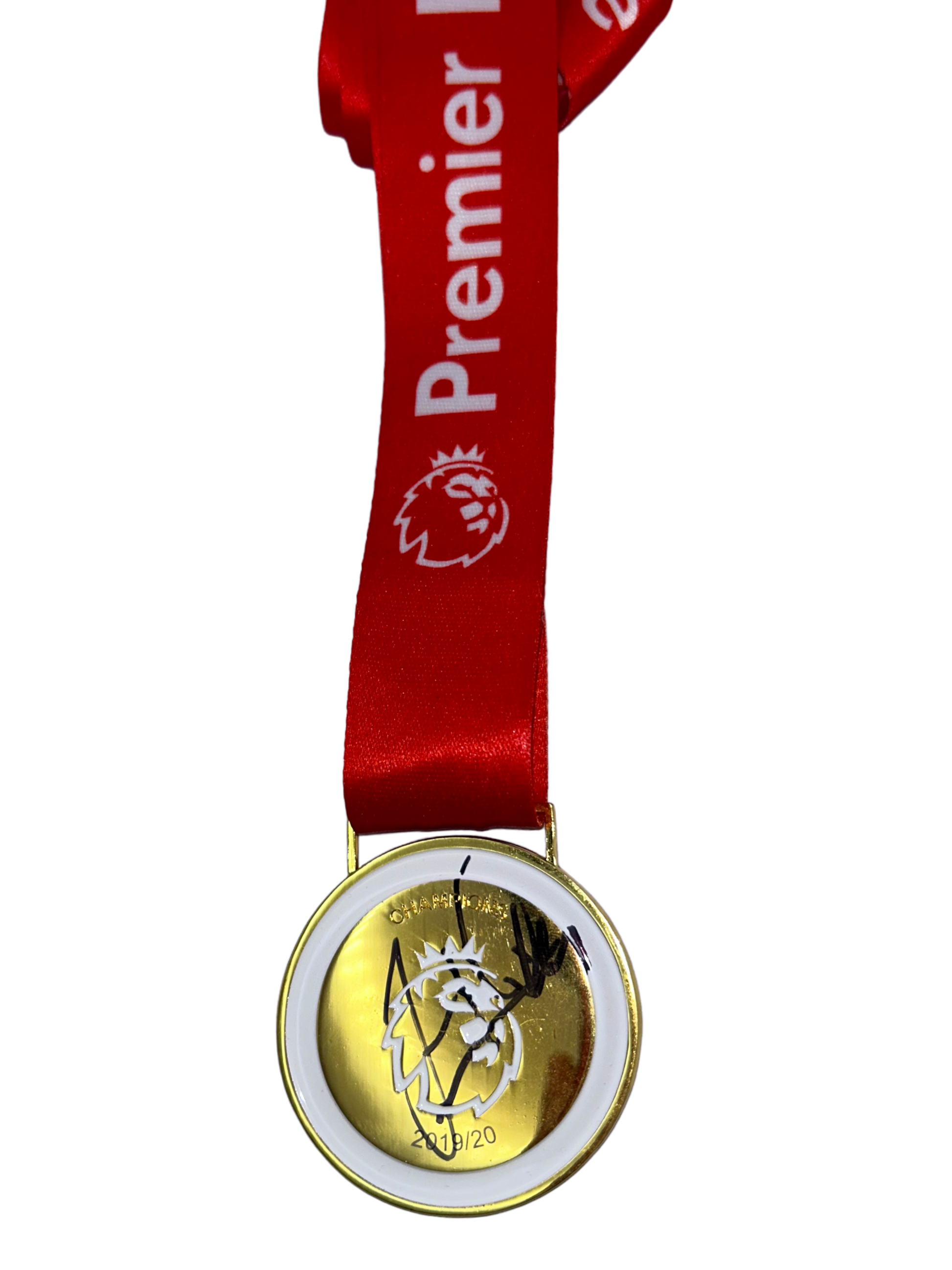 JORDAN HENDERSON SIGNED LIVERPOOL 2019/20 LEAGUE WINNING MEDAL (AFTAL COA)-1