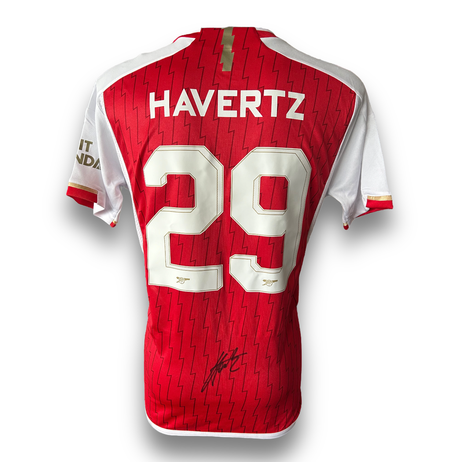 KAI HAVERTZ SIGNED ARSENAL FC 2023/24 HOME SHIRT HAVERTZ 29 (AFTAL COA)