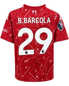BRADLEY BARCOLA SIGNED LIVERPOOL FC 26/27 HOME SHIRT (ACG CERT)-1