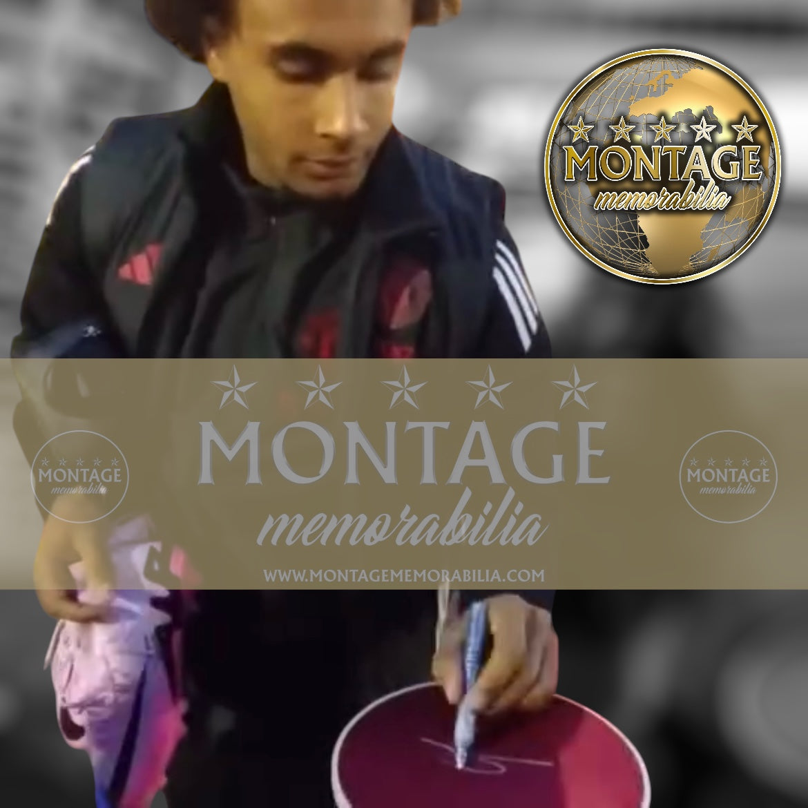 JOSHUA ZIRKZEE SIGNED 2024/25 MANCHESTER UNITED HOME SHIRT (ACG CERT AG17203)-3