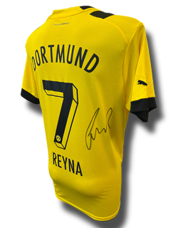 GIOVANNI REYNA SIGNED 22/23 BORUSSIA DORTMUND HOME SHIRT (ACG CERT AG17500)-2