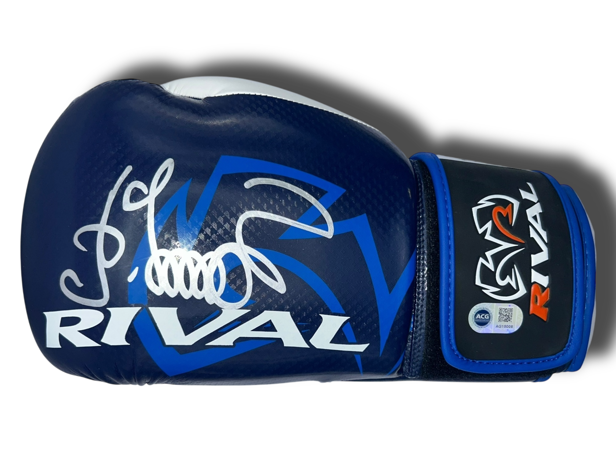 OLEKSANDR USYK SIGNED RIVAL BLUE BOXING GLOVE (ACG AG15008)