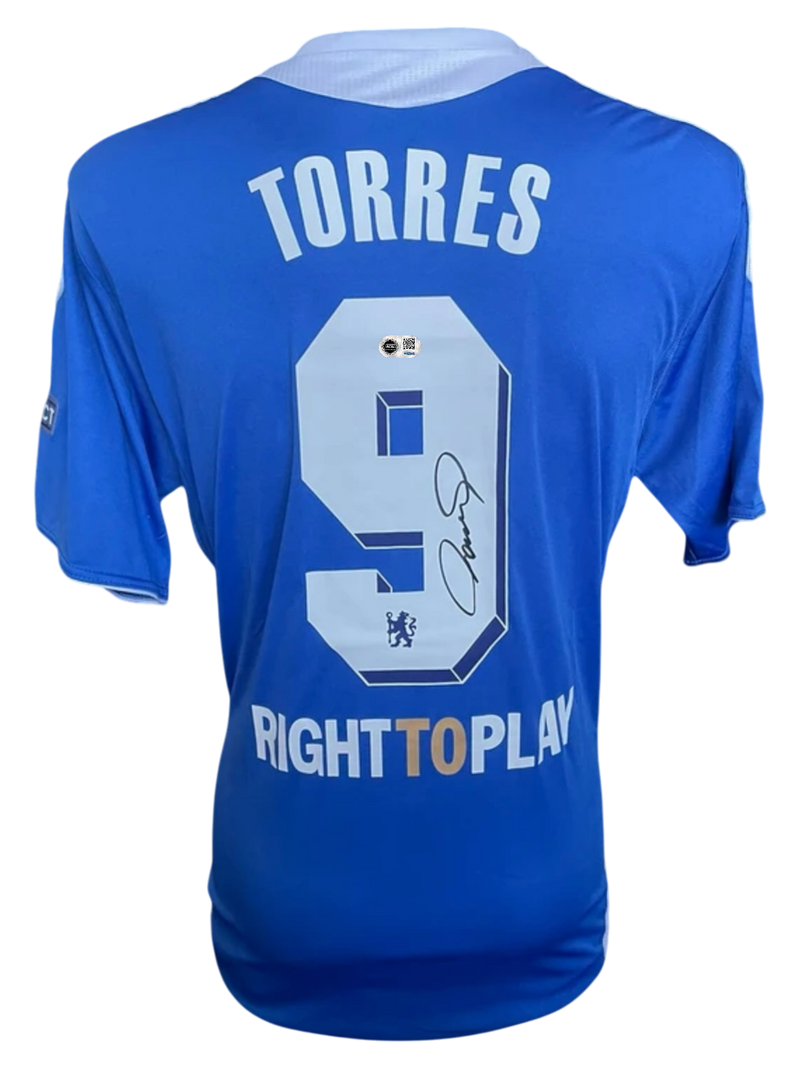 FERNANDO TORRES SIGNED CHELSEA 2012 MUNICH UCL WINNERS HOME SHIRT (ACG CERT AG19347)-1