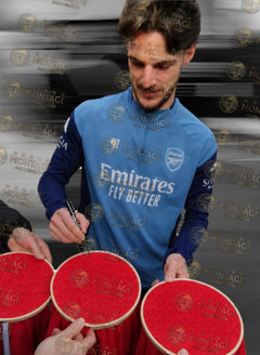DECLAN RICE SIGNED ARSENAL CHAMPIONS 25/26 HOME SHIRT (ACG CERT AG19096)-3