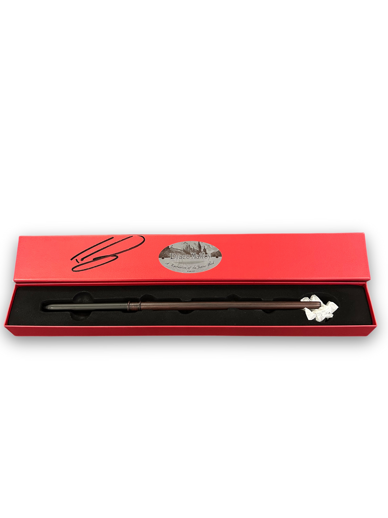 TOM FELTON SIGNED DRACO MALFOY HARRY POTTER WAND MOVIE PROP (AFTAL COA) 2-3