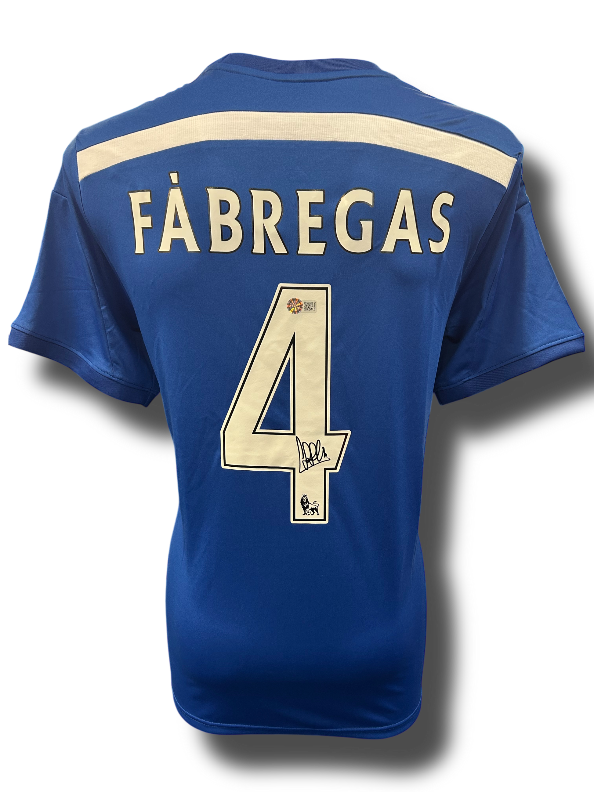 CESC FABREGAS SIGNED CHELSEA FC 2014/15 HOME SHIRT (AFTAL