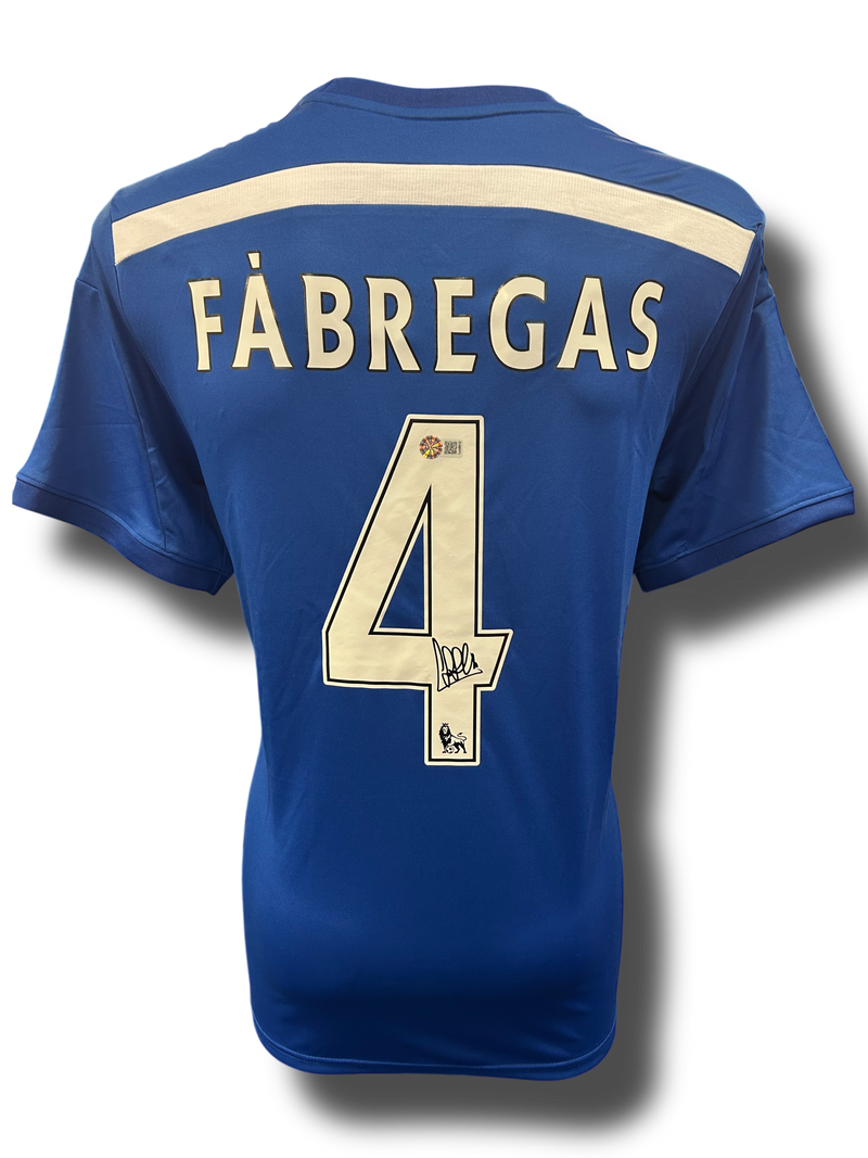 CESC FABREGAS SIGNED CHELSEA FC 2014/15 HOME SHIRT (AFTAL AUTHENTICATED)-1