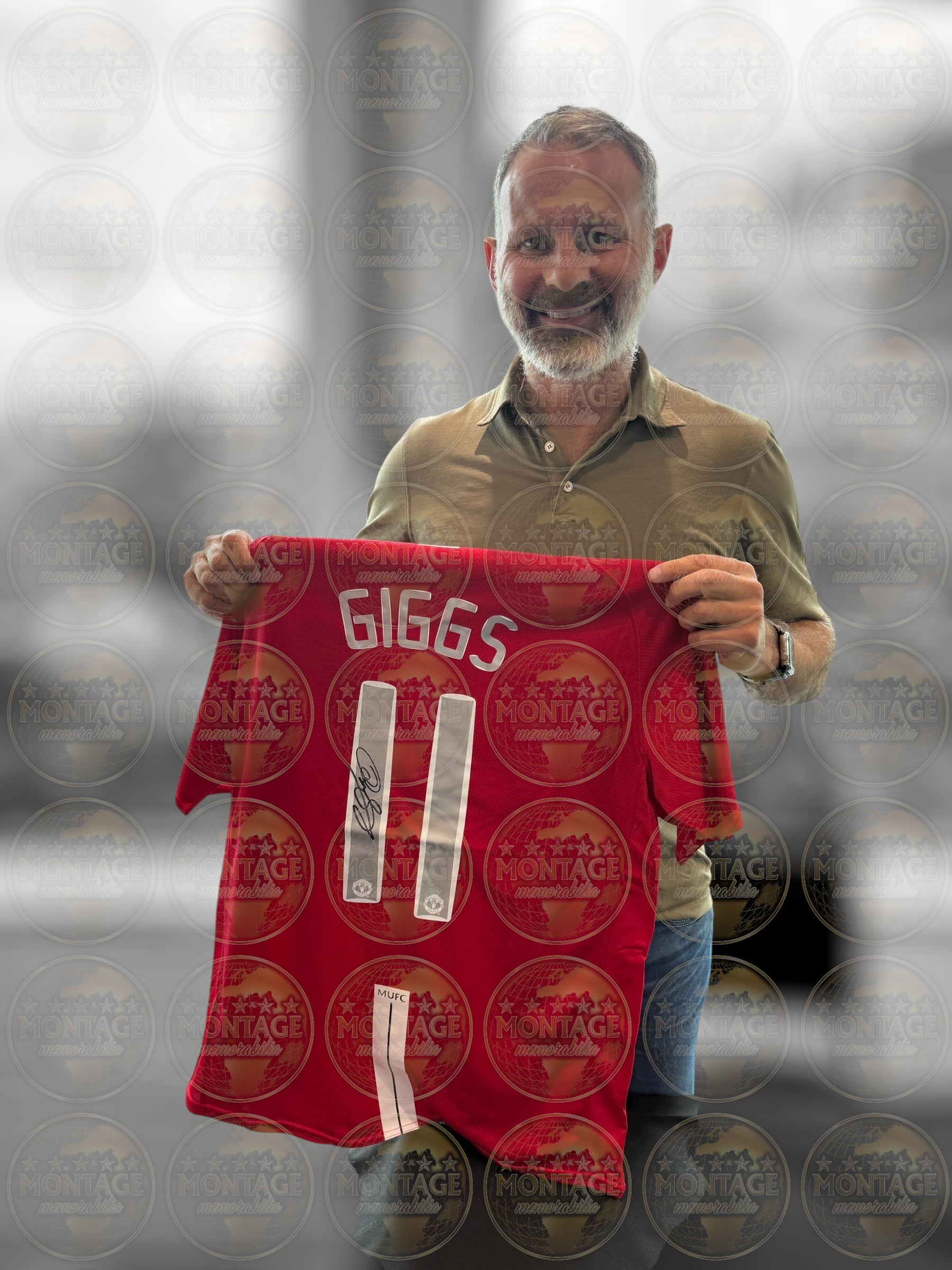 RYAN GIGGS SIGNED MANCHESTER UNITED 2007 UCL MOSCOW SHIRT (ACG CERT AG16614)