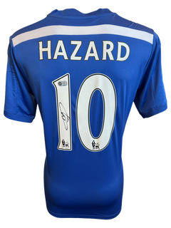EDEN HAZARD SIGNED CHELSEA 2014/15 HOME SHIRT (ACG CERT AG135922)-1