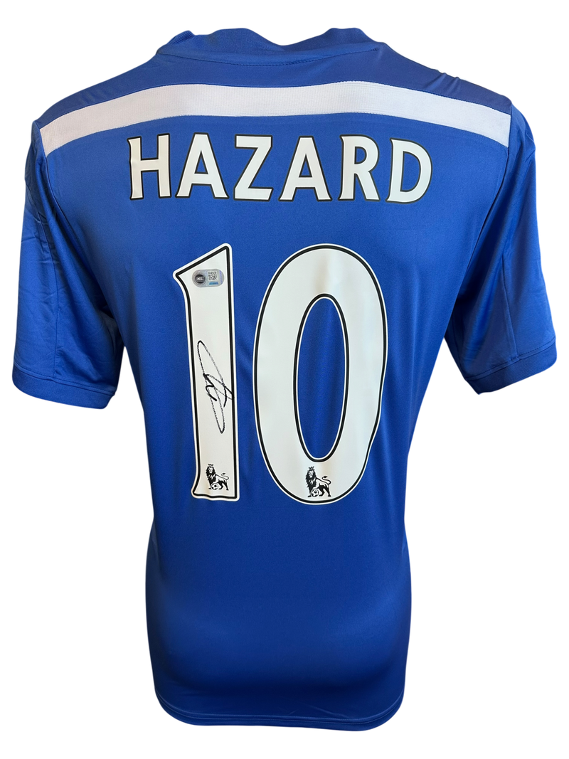 EDEN HAZARD SIGNED CHELSEA 2014/15 HOME SHIRT (ACG CERT AG135922)-1