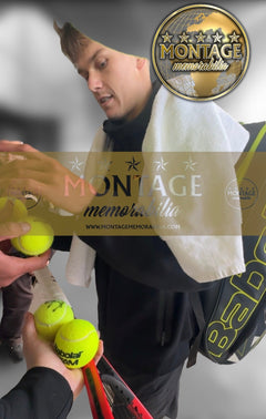 HOLGER RUNE SIGNED DUNLOP FORT 2 TENNIS BALL (ACG CERT)-3