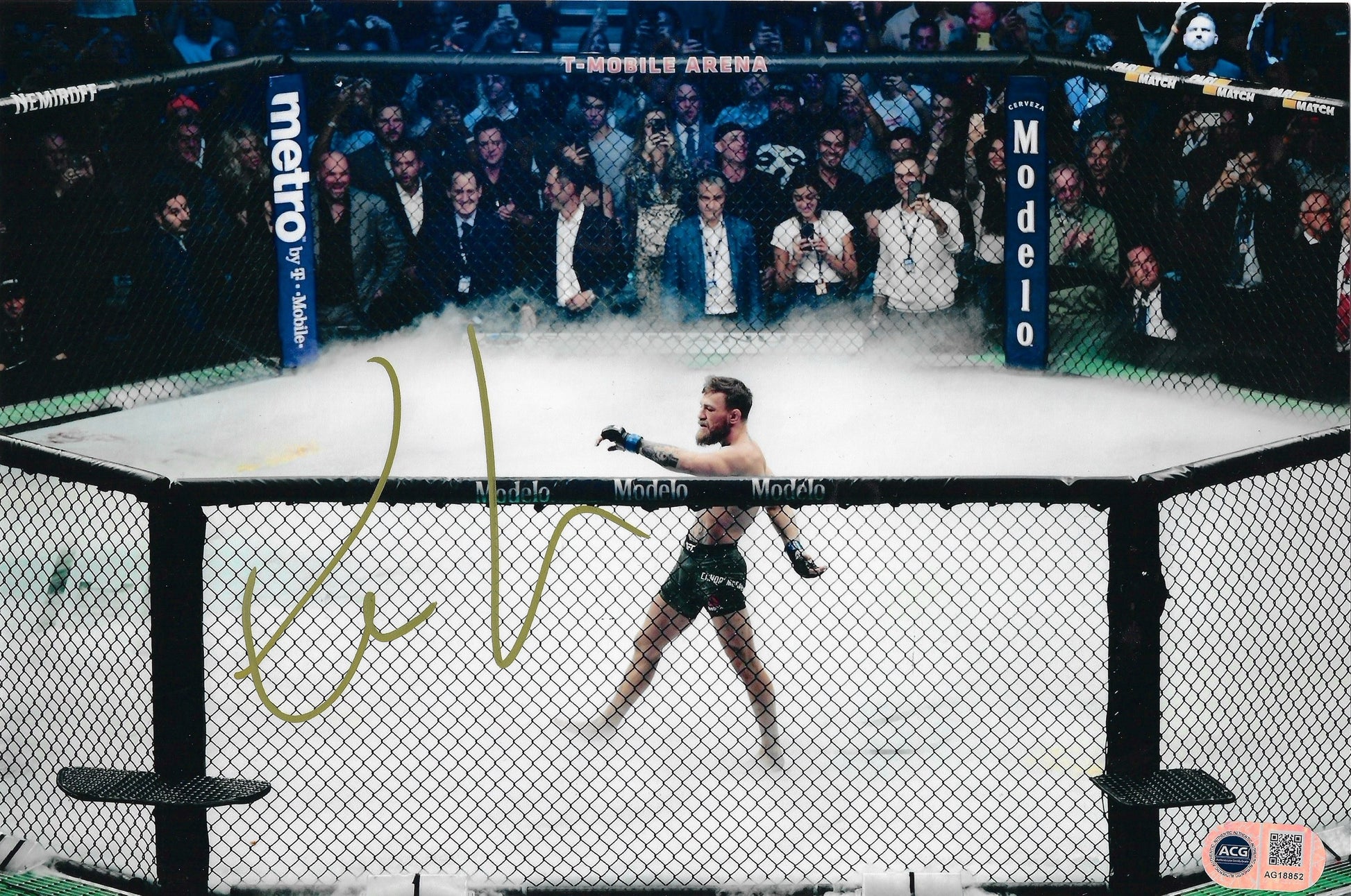 CONOR MCGREGOR SIGNED 12X8 PHOTOGRAPH UFC NOTORIOUS (ACG CERT AG18852)-1