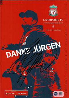 JURGEN KLOPP SIGNED FINAL LFC GAME PROGRAMME V WOLVES (ACG CERT AG18794)-1