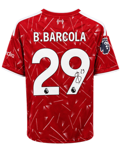 BRADLEY BARCOLA SIGNED LIVERPOOL FC 2026/27 HOME SHIRT (ACG CERT)-1